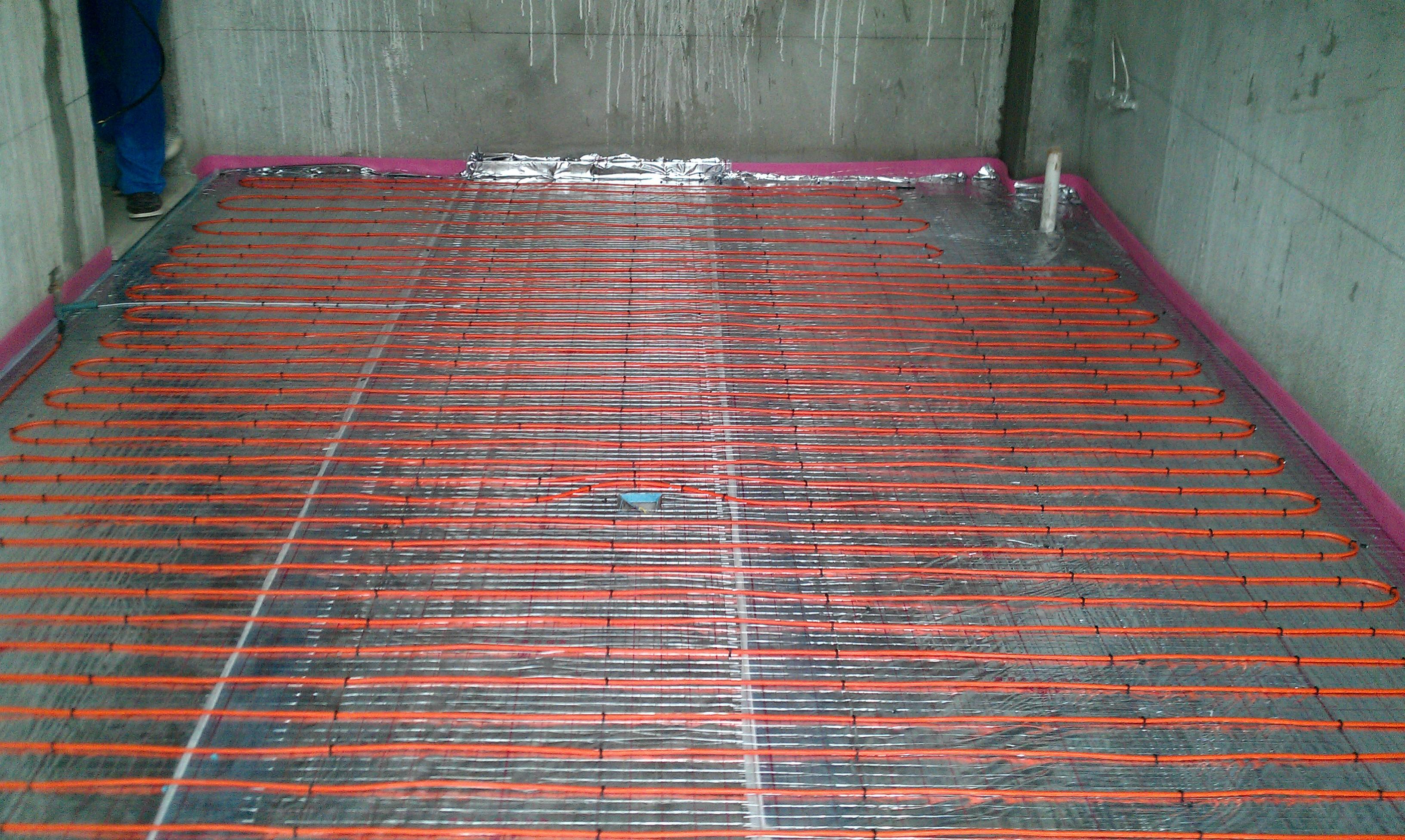 湿铺电地暖案例